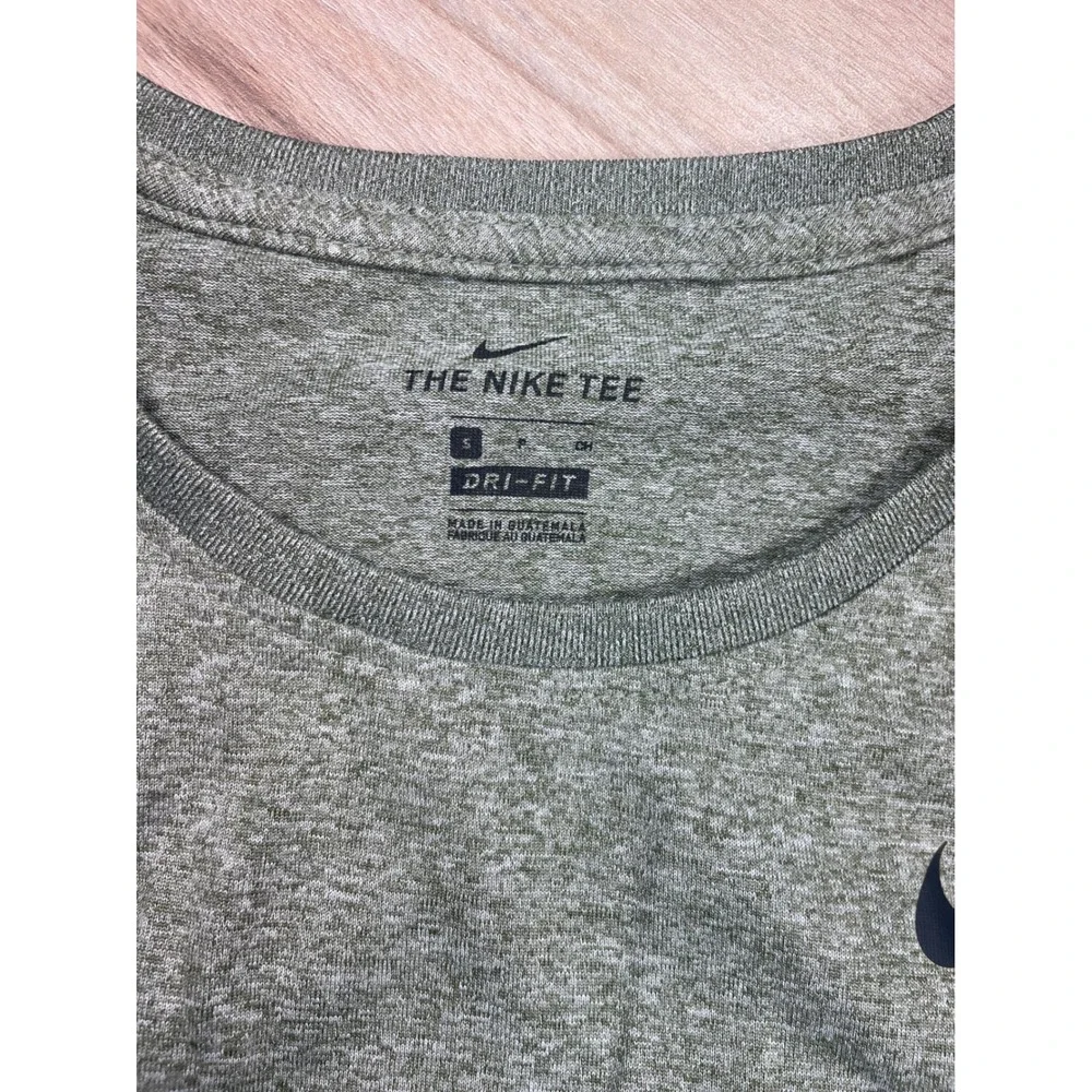 Nike Dri-FIT Tank Top Womens Small Green Heathered Sleeveless Athletic Training